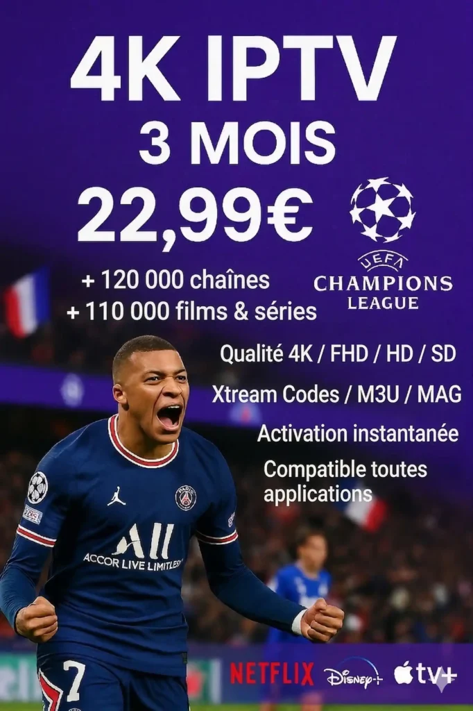 Abonnement 4k 3 MOIS