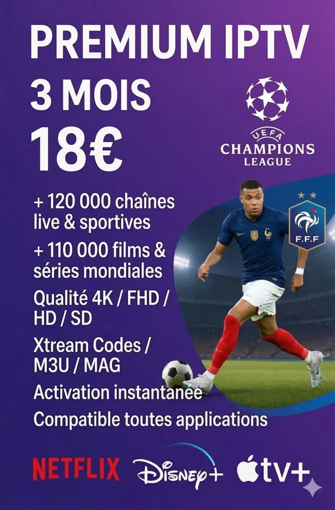 Abonnement IPTV 3 Mois abonnement iptv