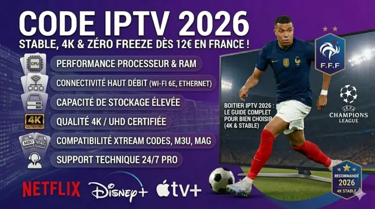 code iptv Abonnement IPTV