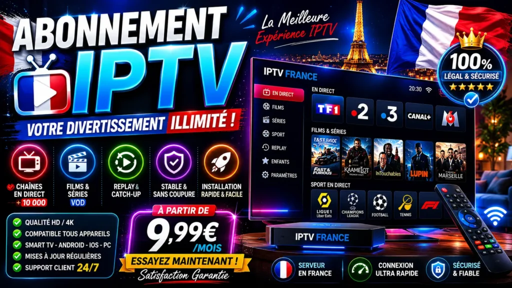 Abonnement IPTV : Le Guide Ultime pour un Divertissement 4K