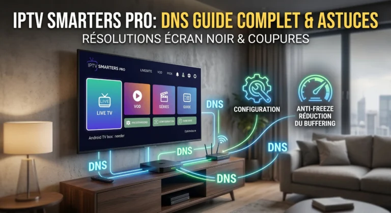 DNS IPTV Smarters Pro : Guide Complet et Astuces 2026